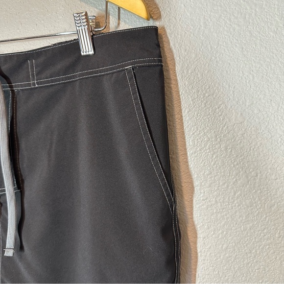 RIPSKIRT Women's XL Black Tie Waist Mini Skirt with Grey Stitch - Picture 5 of 7